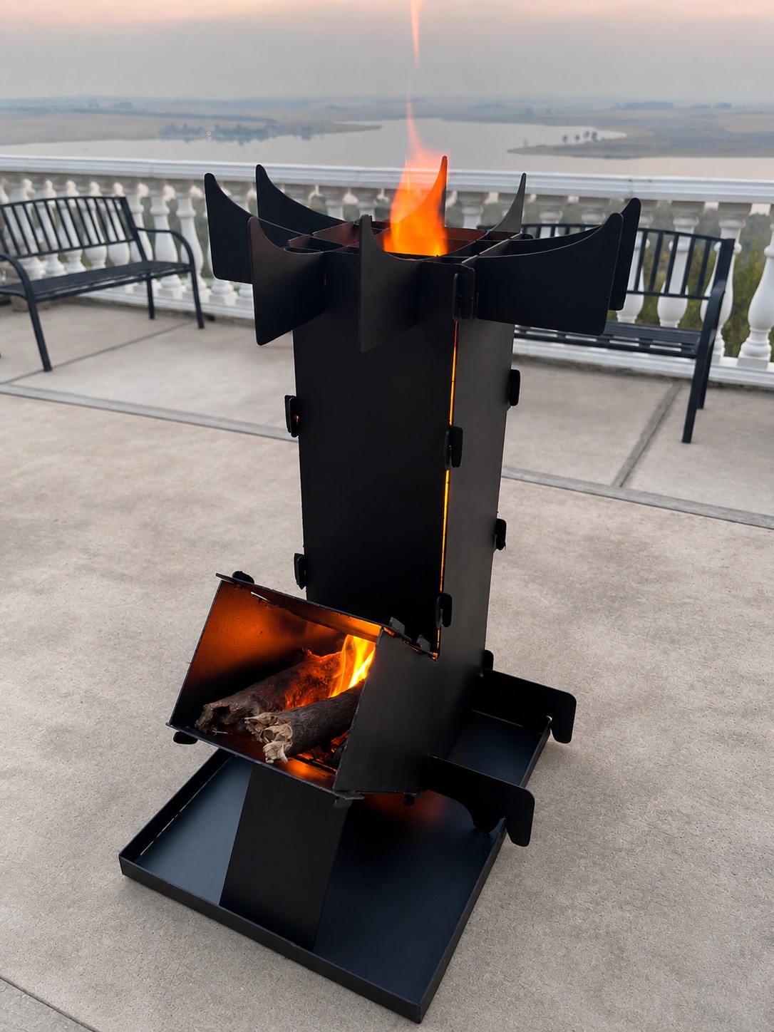 Phala Flatpack Rocket Stove